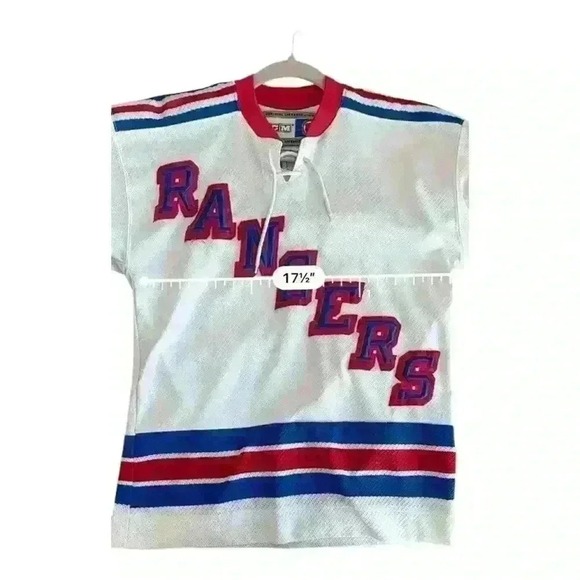 Vintage New York Rangers Jersey Fleury #14 Embroidered CCM Size Small - Picture 5 of 10